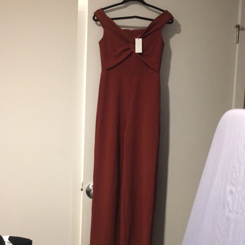 Stylish Red Jumpsuit